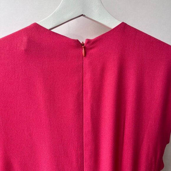 Sies Marjan Paloma draped crepe midi dress, pink, Size 2 - Picture 10 of 14